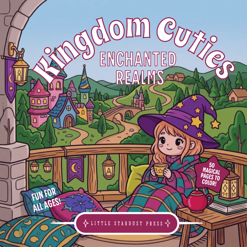 Kingdom Cuties: Enchanted Realms – Digital Coloring Book