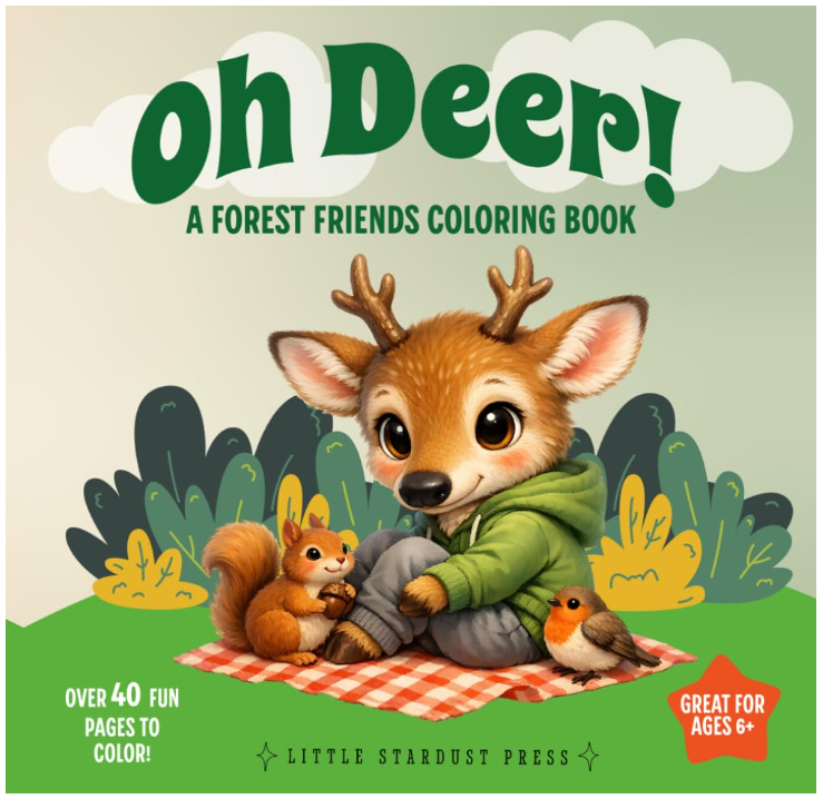 Oh Deer! – Digital Coloring Book