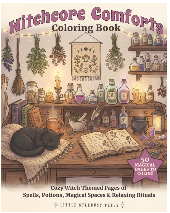 Witchcore Comforts – Digital Coloring Book