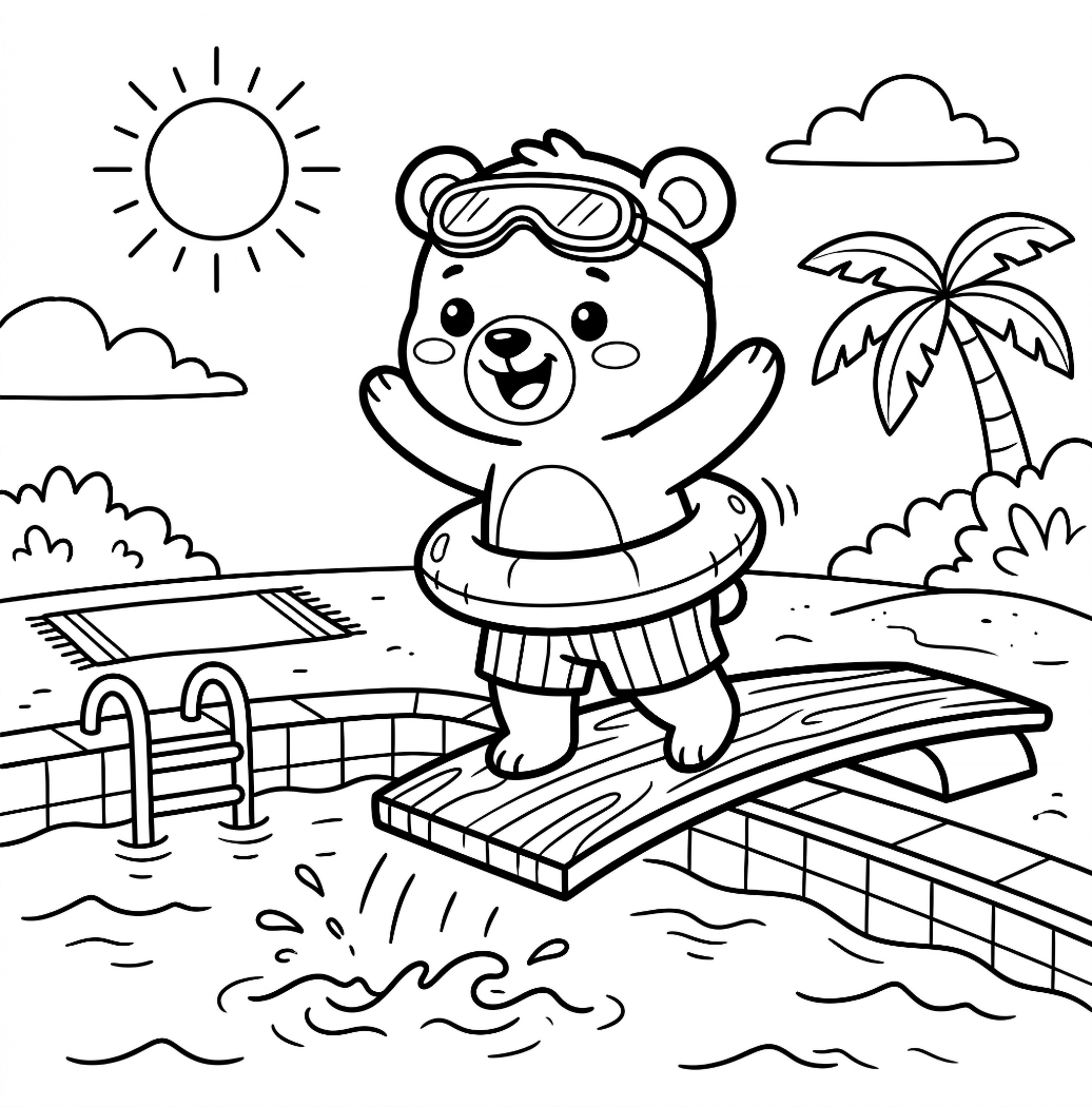 Summertime Cuties: Cozy Summer Days โ Digital Coloring Book - Image 2